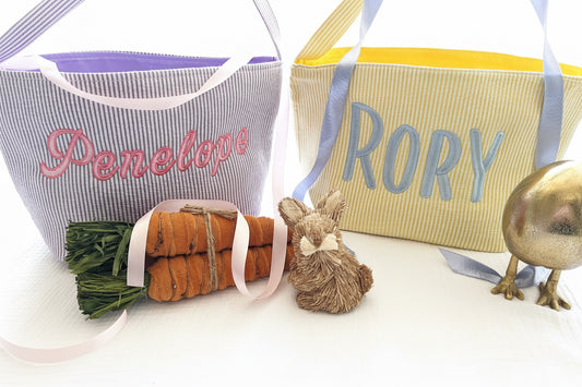 Personalized Fabric Easter Basket