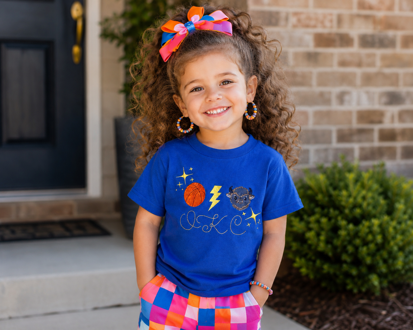 Kids OKC Basketball Fan Club Shirt