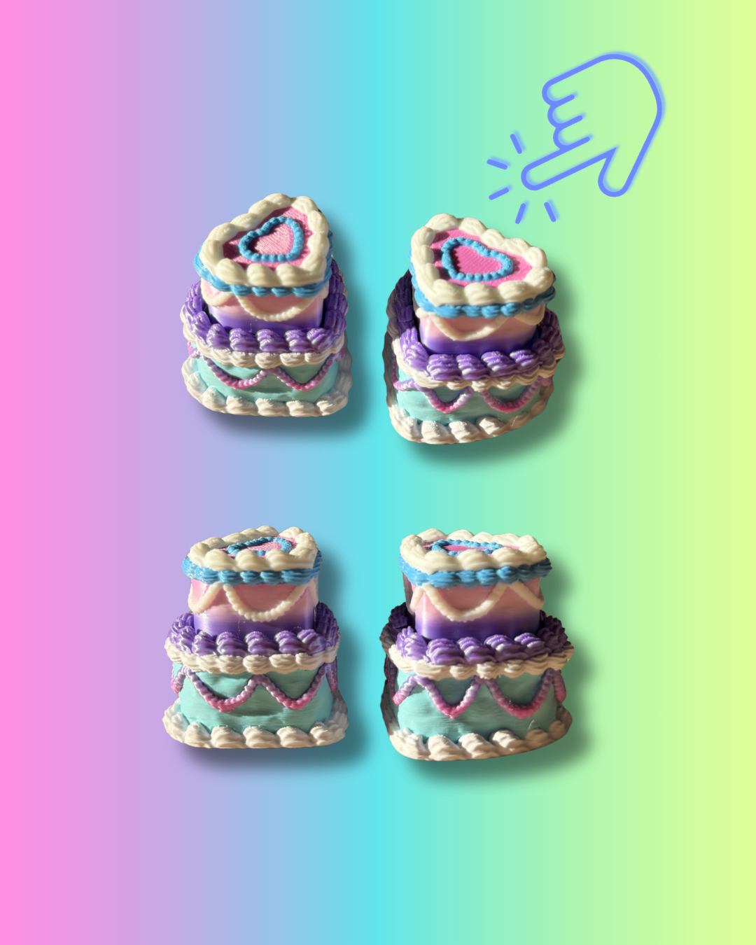Tiered Cake Clicker – Sensory Fidget Toy