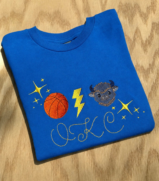 Kids OKC Basketball Fan Club Shirt